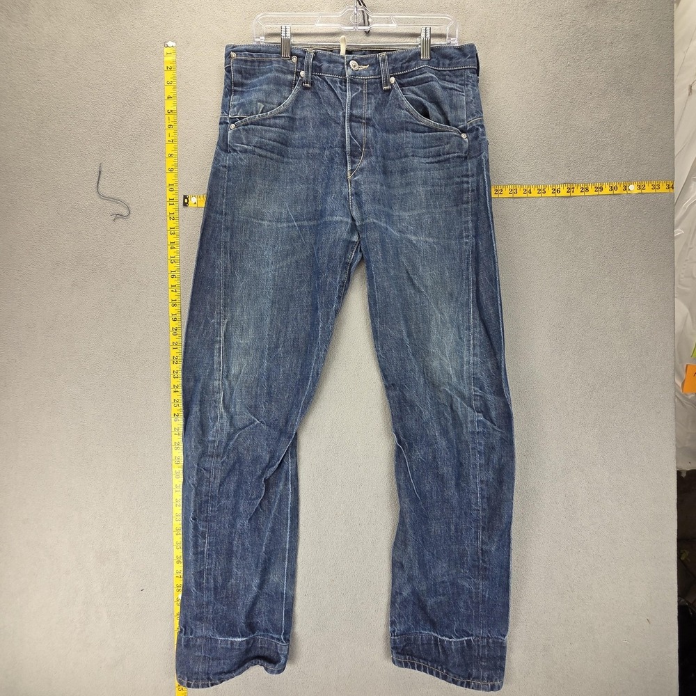 Vintage Levis Engineered Jeans Mens 33x32‎ Blue Medium Wash Twisted Button Fly